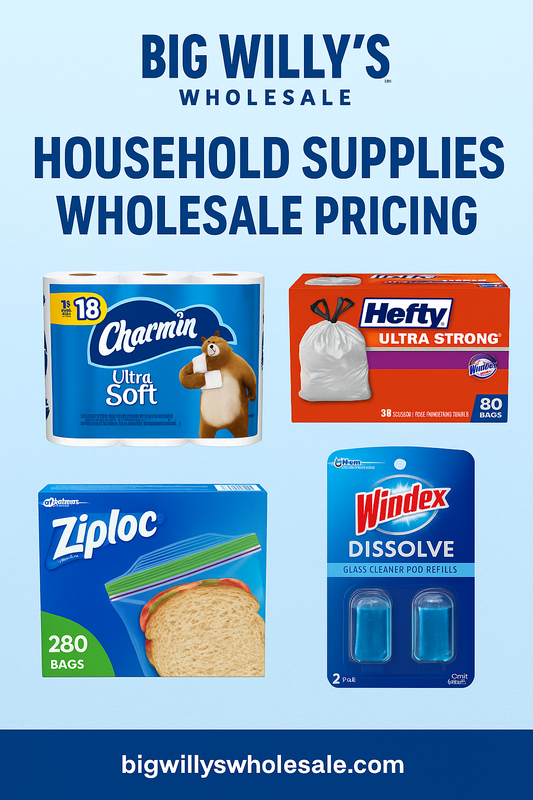 Wholesale Household Supplies for Your Store or Home | Big Willy's Wholesale