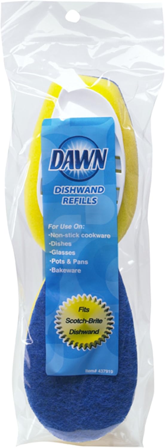 Dawn Scrubber Refill for Poly Dishwand, 2/ct