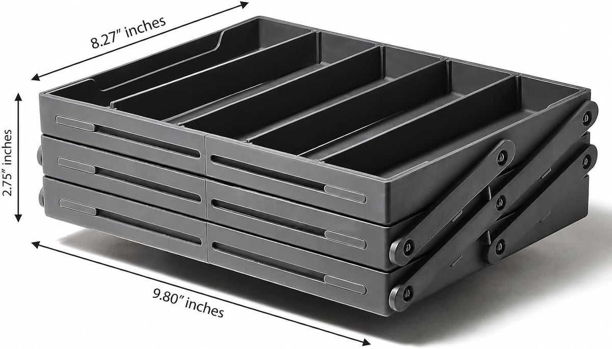 Ontel Smart Drawer Multi-Level Adjustable Organizer with Dividers