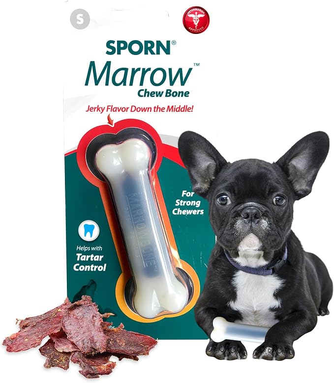 Sporn Durable Marrow Dog Chew Bone, Small