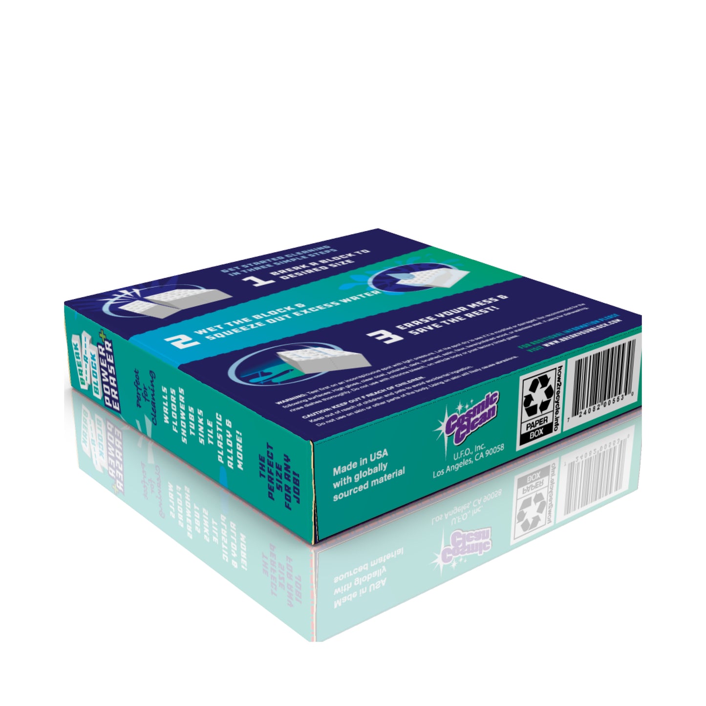 Break A Block Extra Strength Cleaning Eraser,2ct