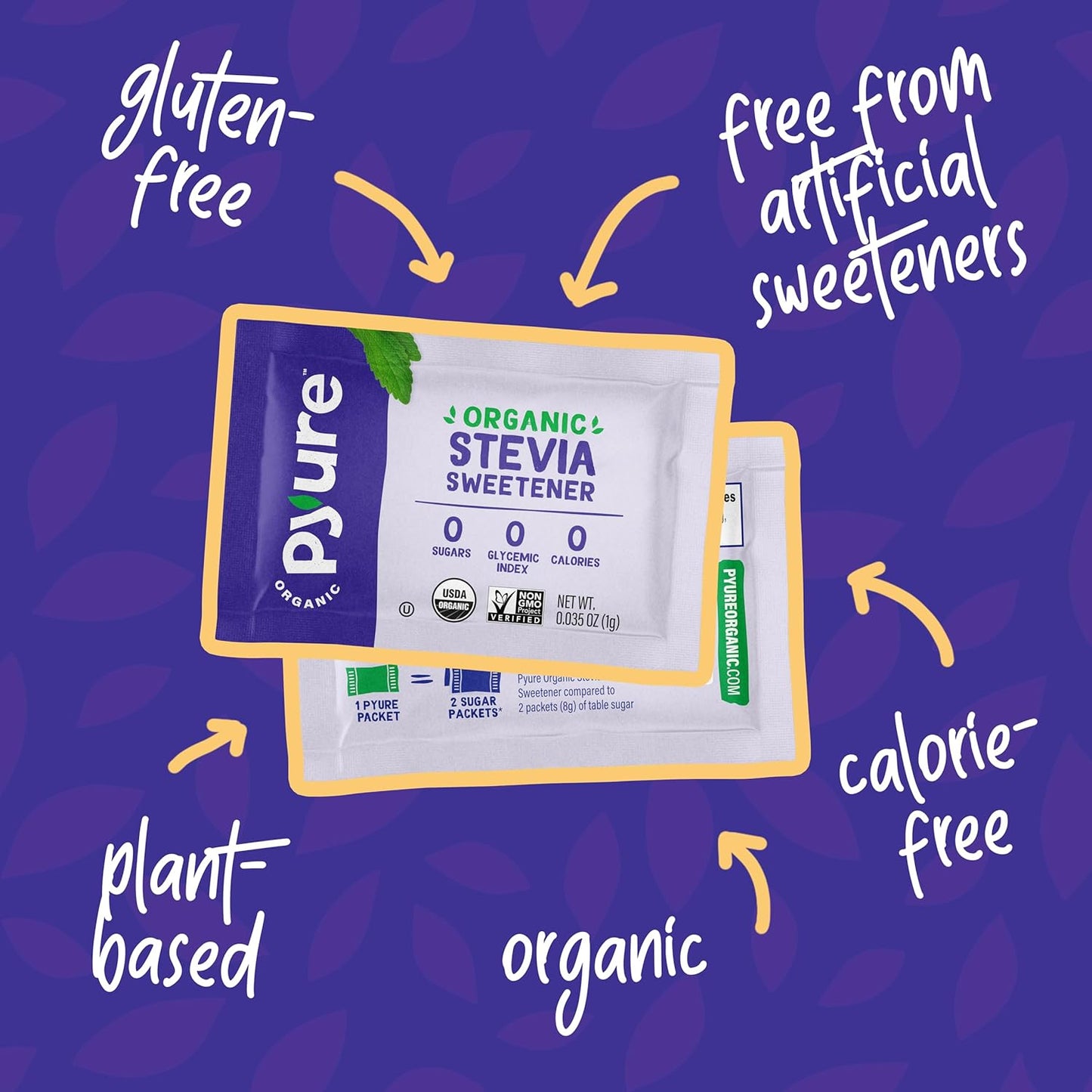 Pyure Organic Stevia Blend Granulated Sugar,2.82oz