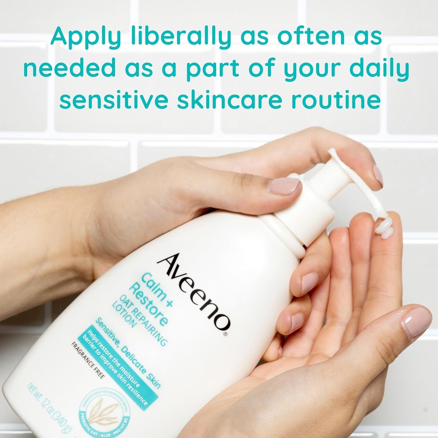 Aveeno Body Lotion, Sensitive Skin,12 oz