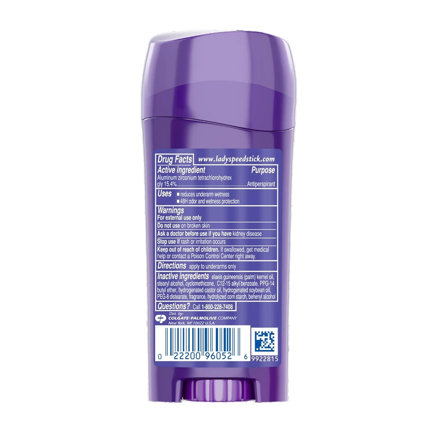 Lady Speed Stick Invisible Dry Power Antiperspirant, Wild Freesia,2.3oz