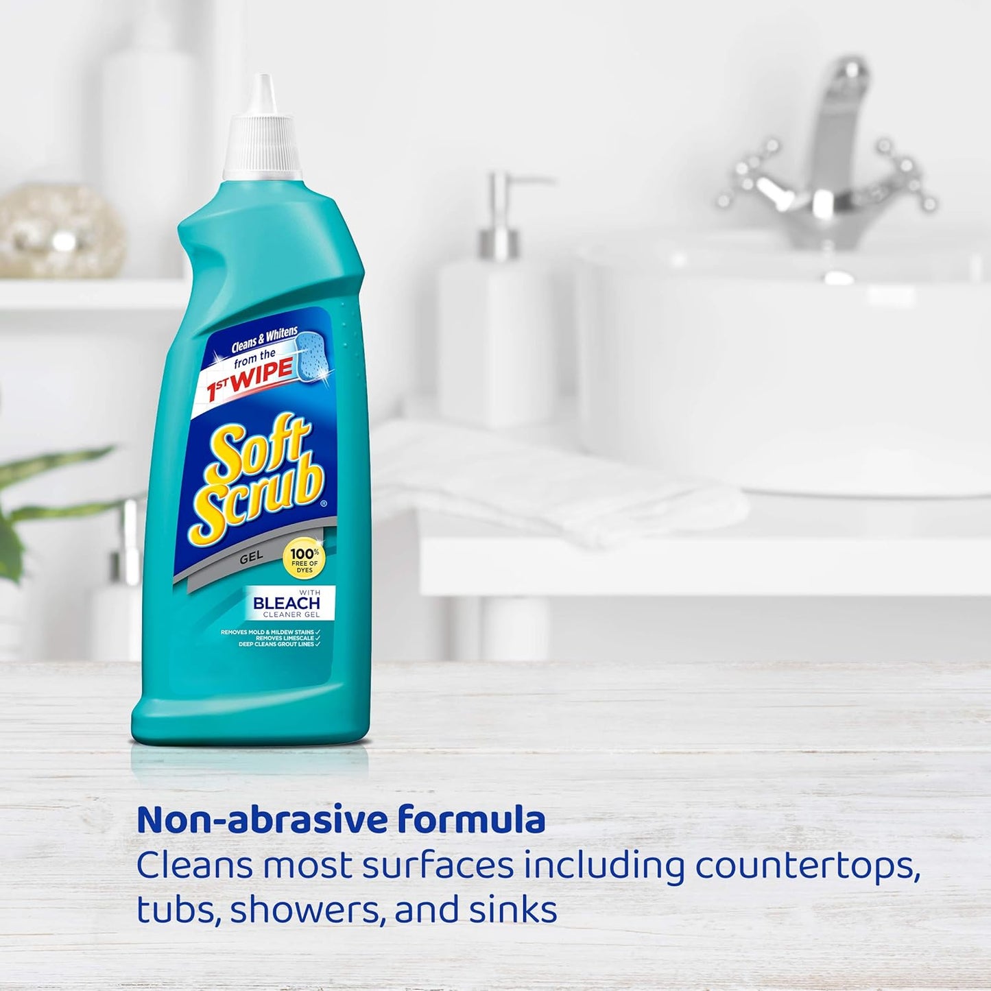 Soft Scrub Gel Cleanser with Bleach, 28.6 oz