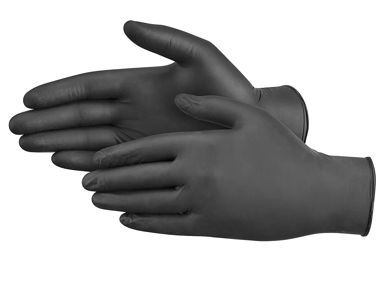 Black 4Mil Nitrile Gloves,100/Box