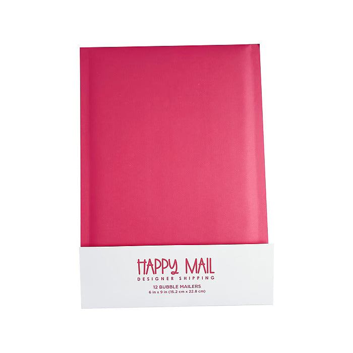 6" x 9" Self-Sealing Bubble Mailer, Pink