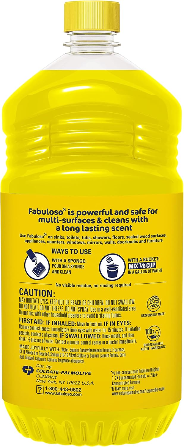 Fabuloso All-Purpose Cleaner, Lemon,56 oz
