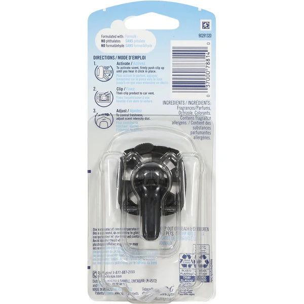 Febreze Air Freshener, Platinum Ice, Vent Clip,.07 fl oz,1ct