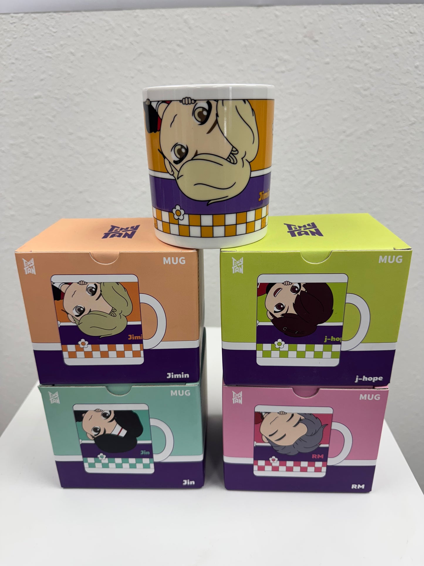 BTS x TinyTan Mugs