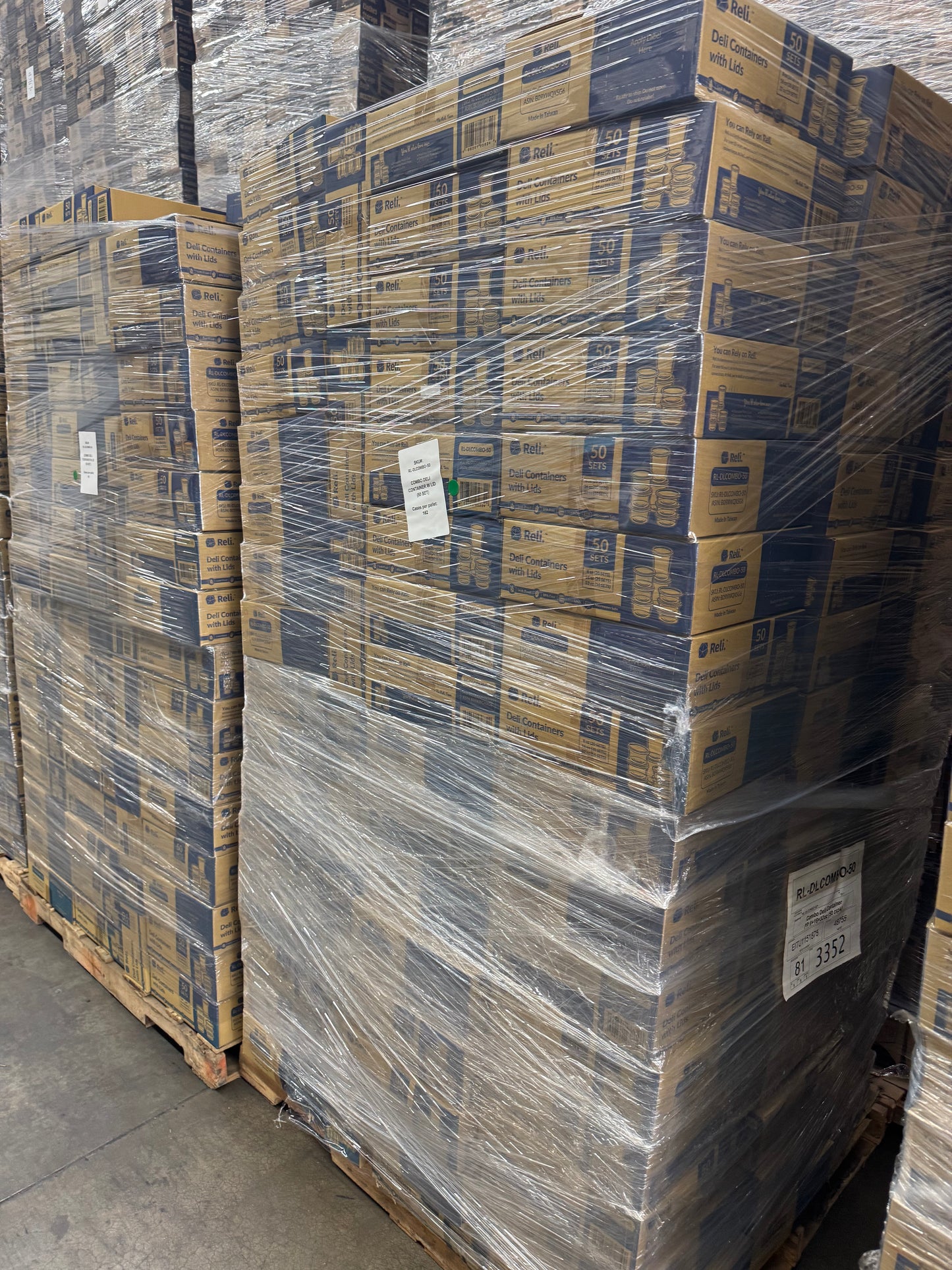 8/16/32 oz. Round Deli Clear Container w/Lid Combo - 50ct