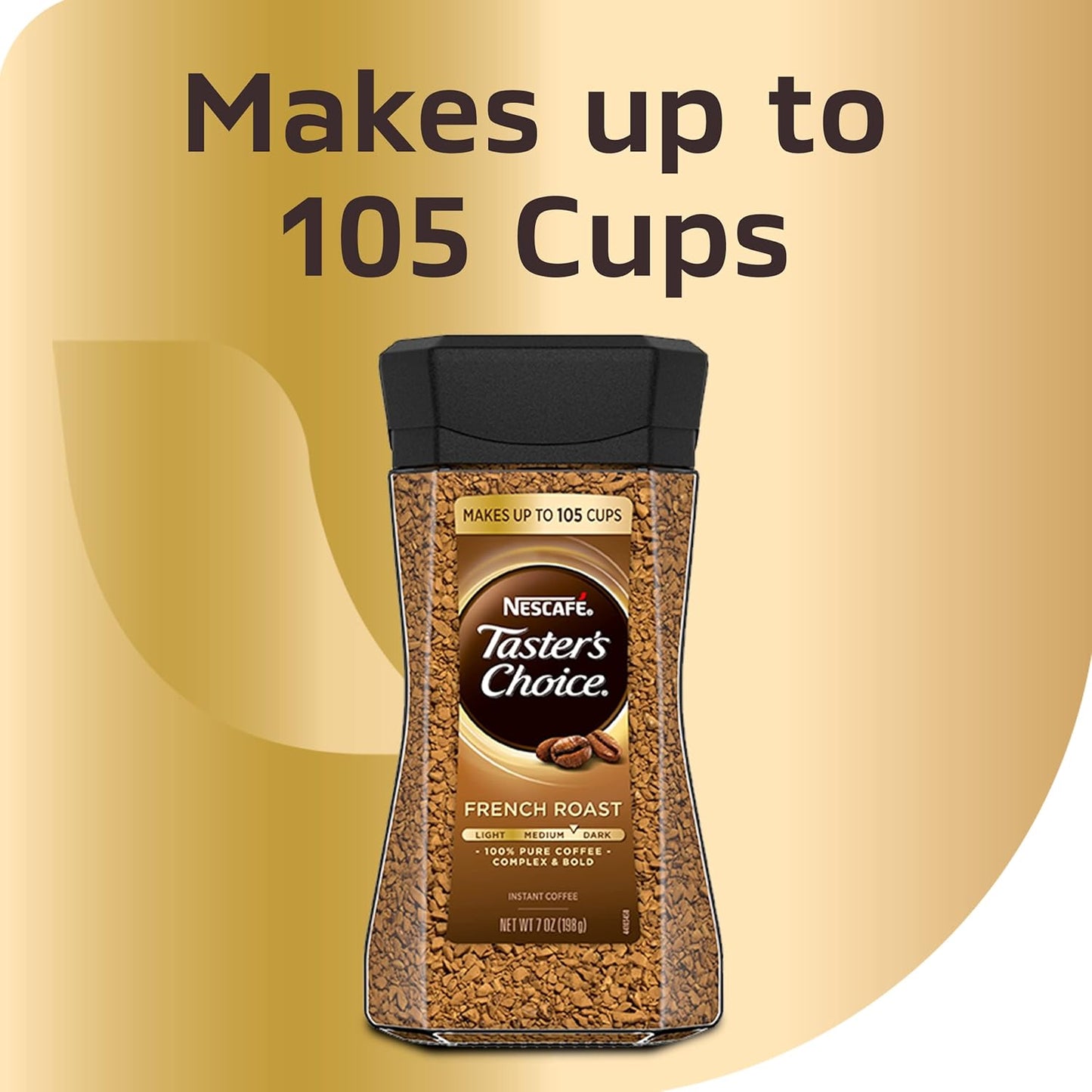 Nescafé Taster’s Choice French Roast Instant Coffee, 7oz