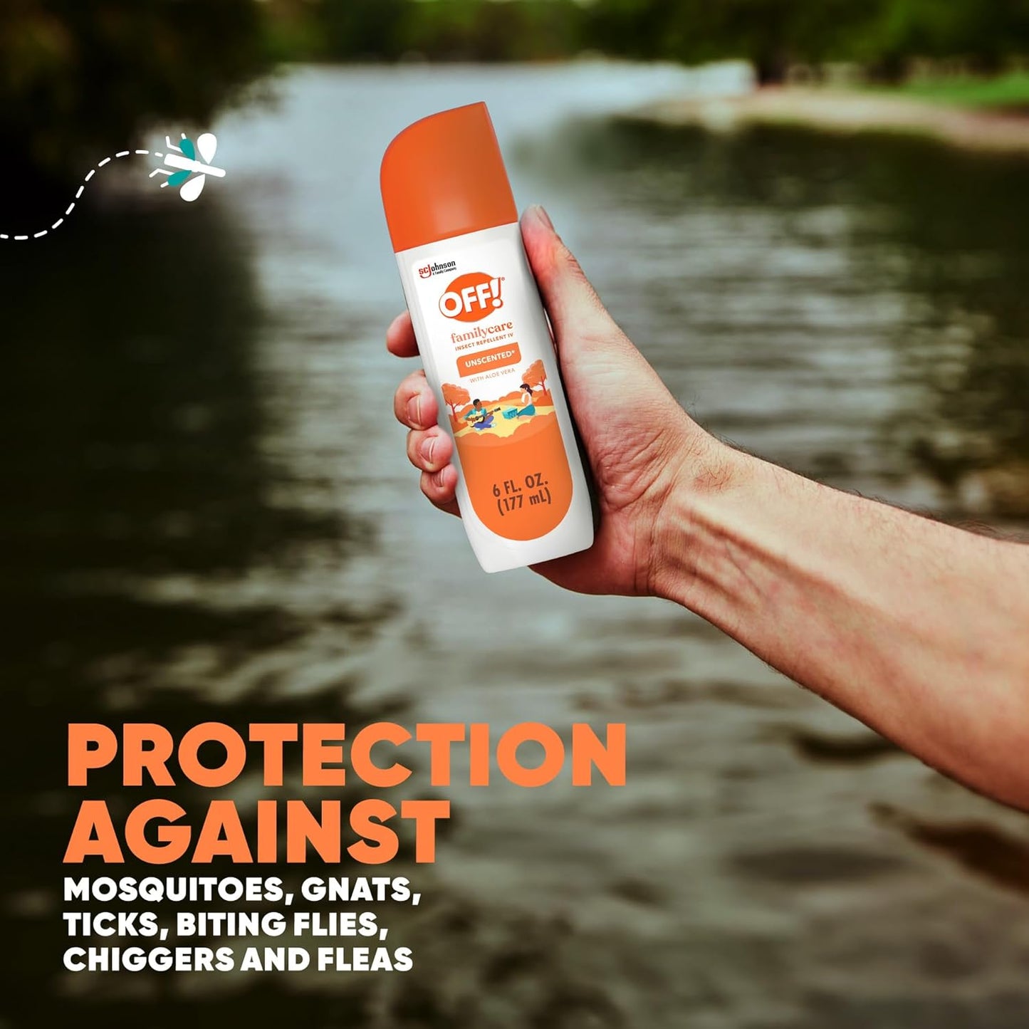 OFF! FamilyCare Unscented Insect Repellent Spritz, 6 oz