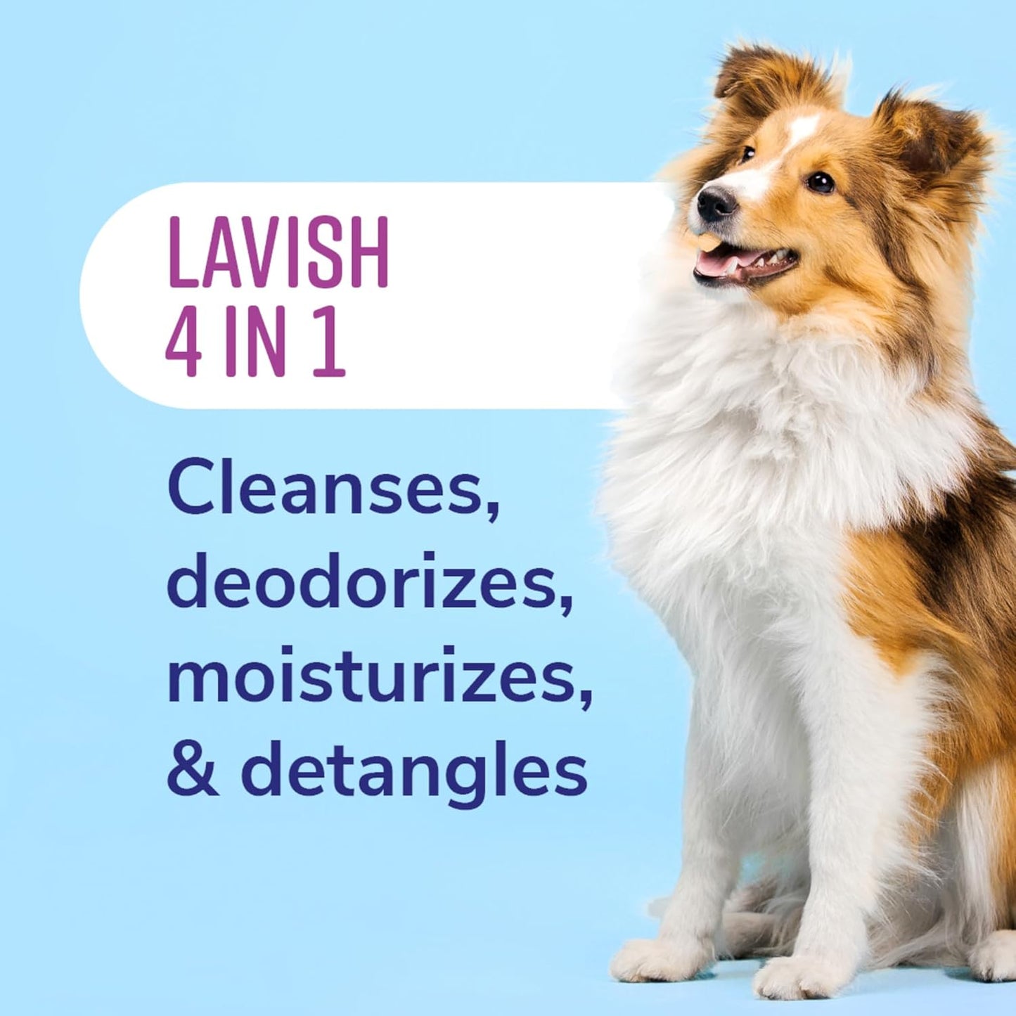 Naturel Promise Fresh & Soothing Lavish 4‑in‑1 Shampoo + Conditioner for Pets, 22oz
