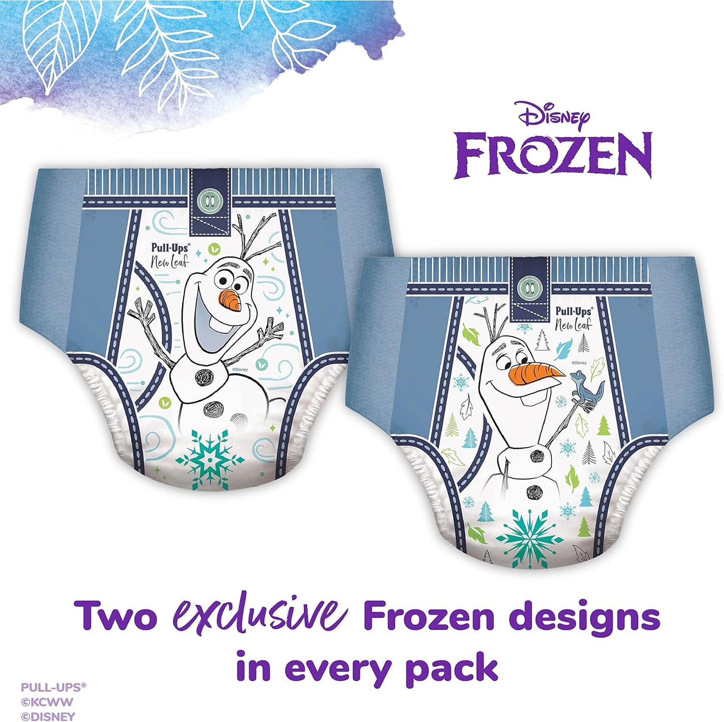 Pull‑Ups® New Leaf Boys’ Disney Frozen Training Pants – Size 3T–4T, 16ct