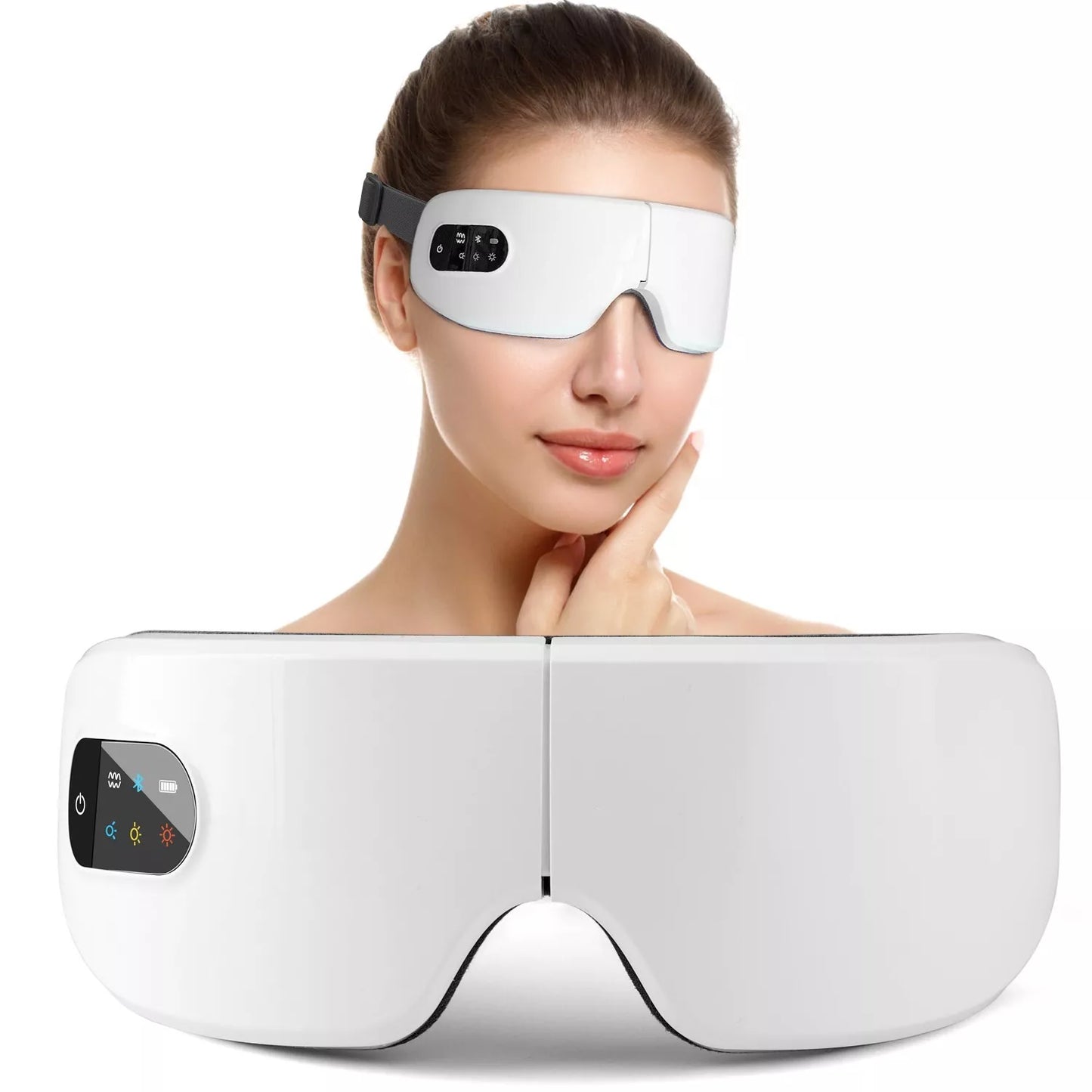 Eye Massager Heat and Vibration Compression Bluetooth Music