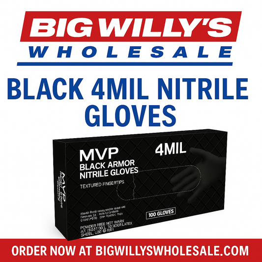 🖤 Why Black 4Mil Nitrile Gloves Are the MVP of Disposable Gloves