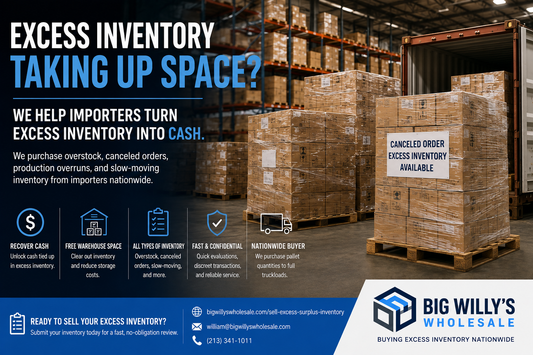 How Importers Can Sell Excess Inventory and Canceled Orders