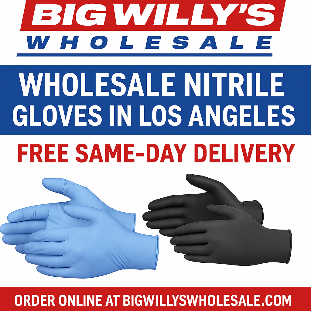 🧤 The #1 Spot for Disposable Nitrile Gloves in Los Angeles (With FREE Same-Day Delivery!)