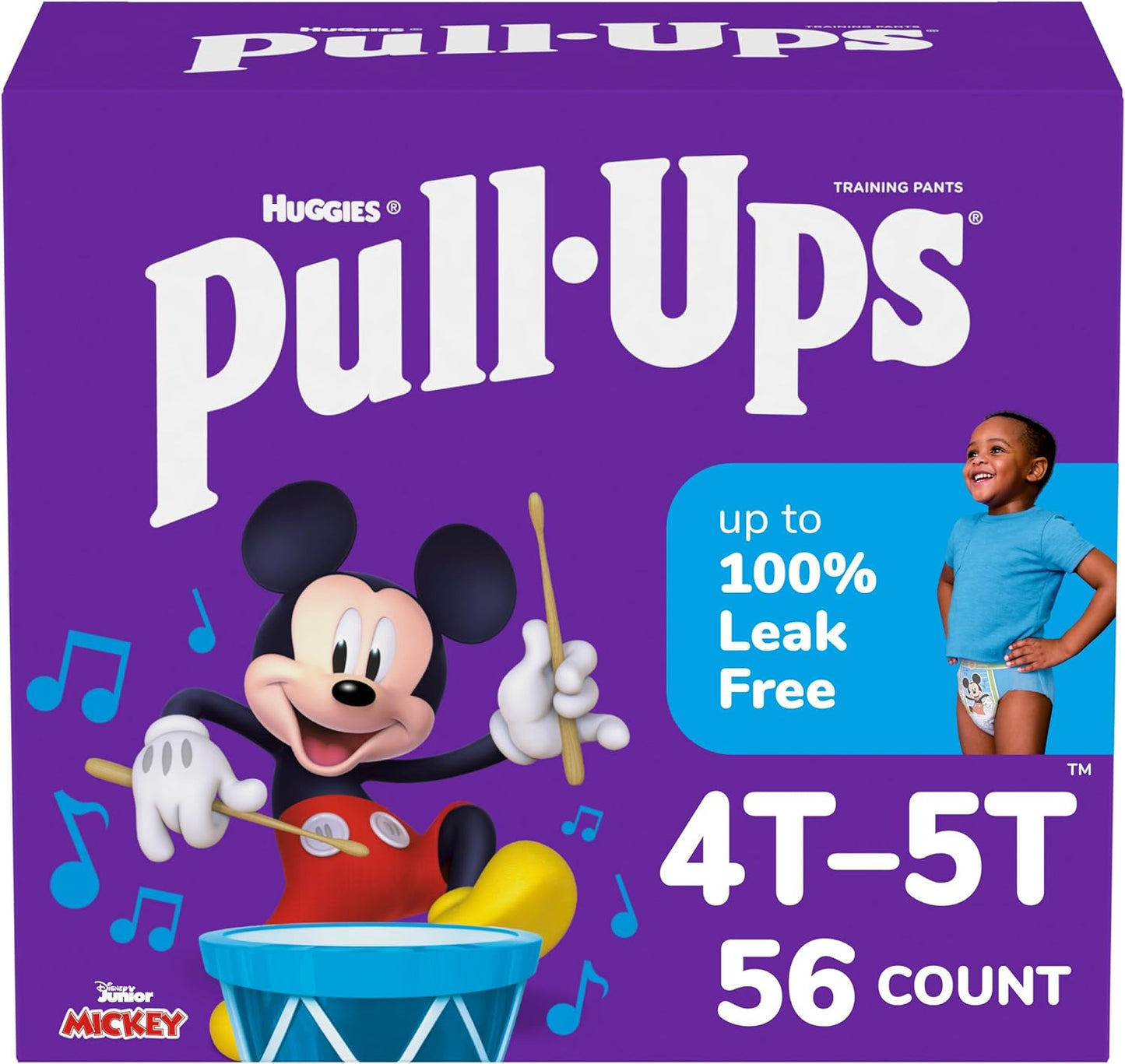 Huggies Pull-Ups Boys' Potty Training Pants, 4T-5T, 56ct