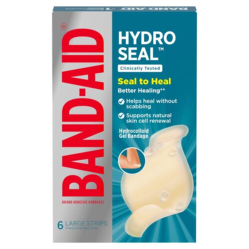 BAND-AID,Hydro Seal Hydrocolloid Gel Heel Bandages, 6/Count