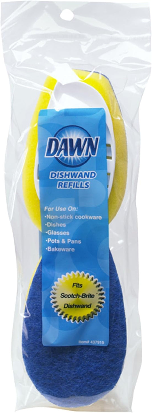 Dawn  Scrubber Refill for Poly Dishwand, 2/ct