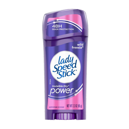Lady Speed Stick Invisible Dry Power Antiperspirant, Wild Freesia,2.3oz