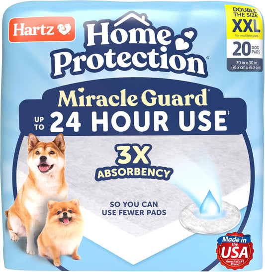 Hartz Home Protection Miracle Guard XXL Dog Pads, 20 Count