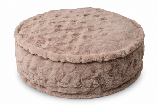 Round Plush Cushion - Pet Bed