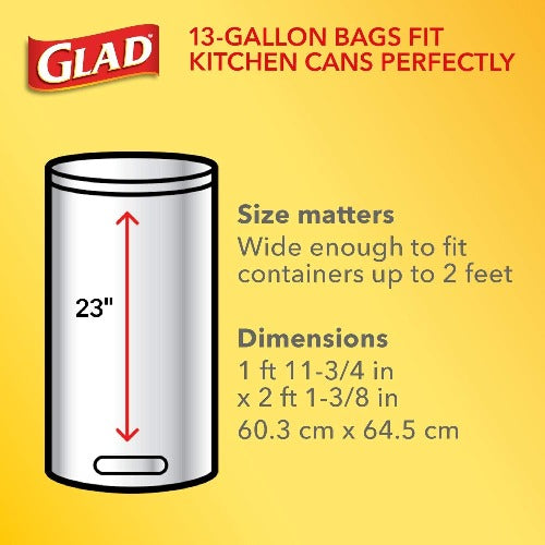 13 gallon trash bags