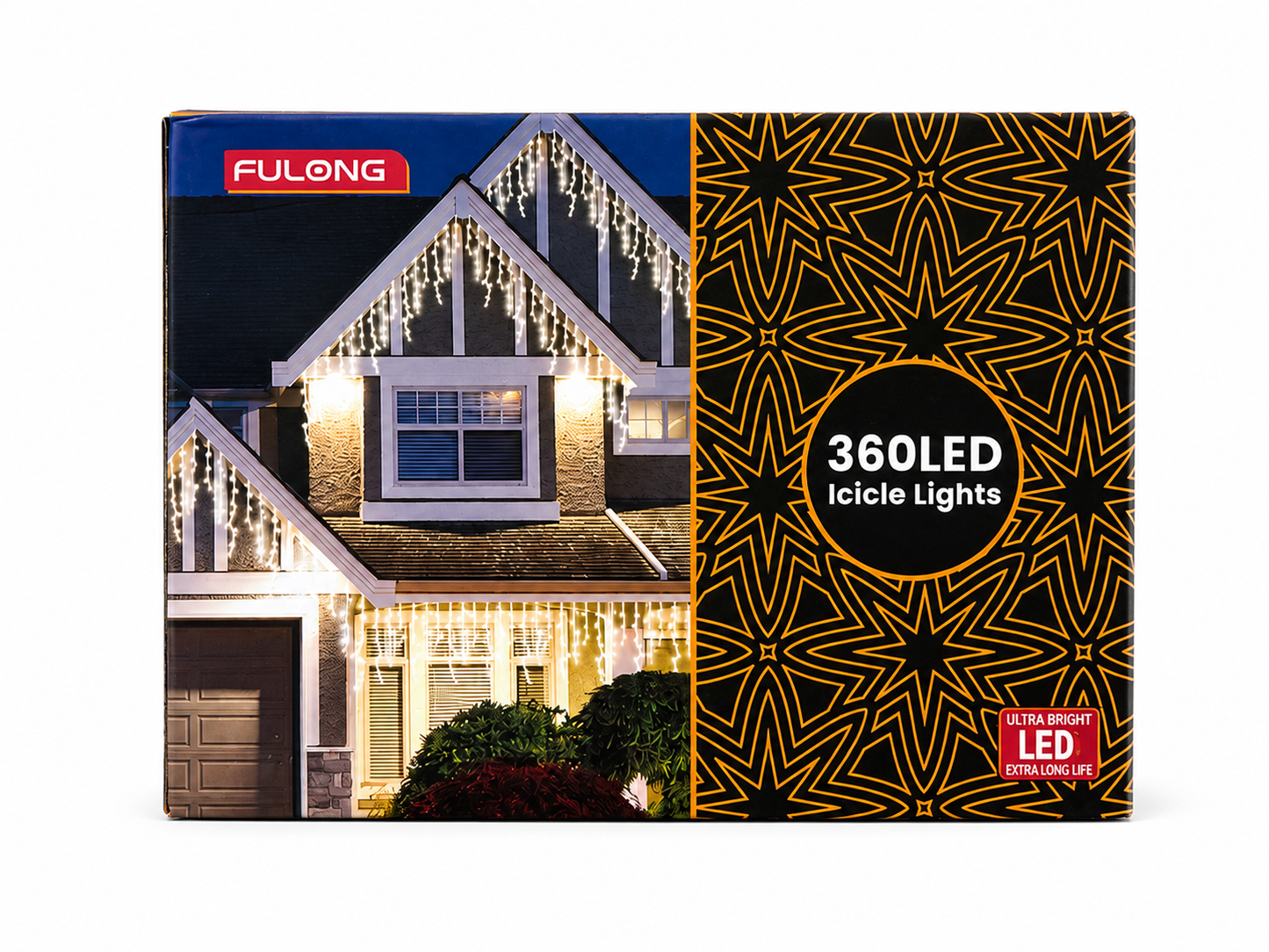 FULONG 360 LED Icicle Lights – Ultra Bright Holiday Lights