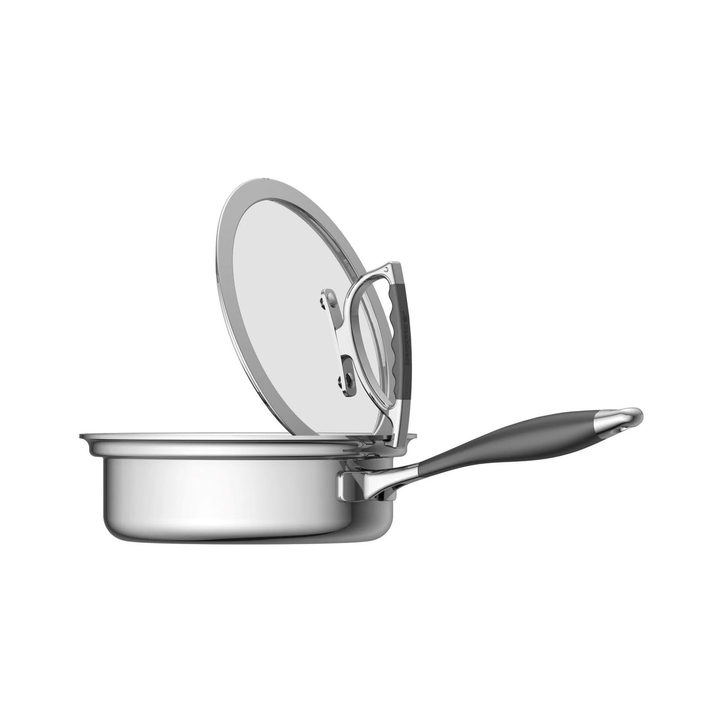 CookCraft  8" Saute Pan with Glass Latch Lid