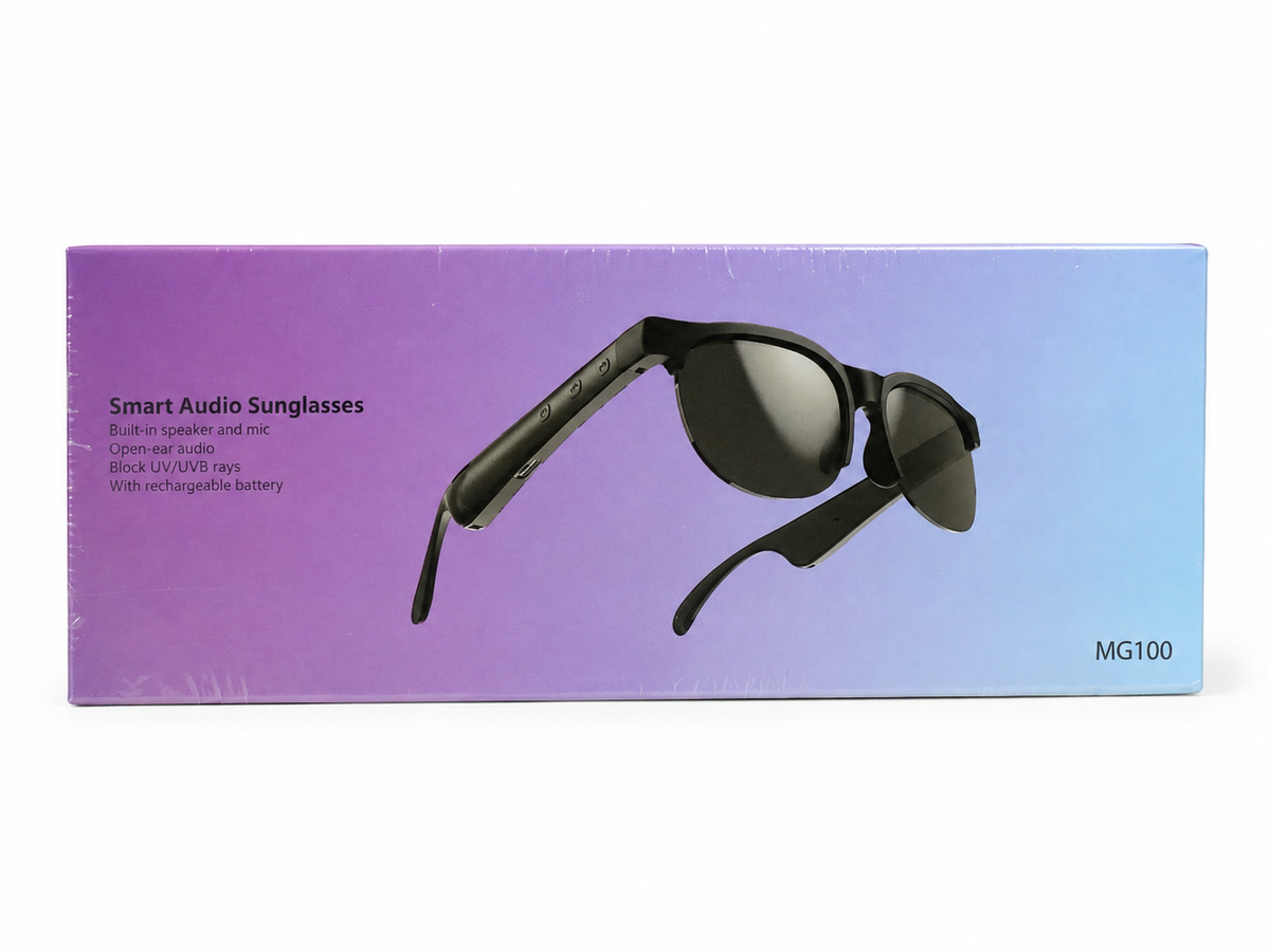MG100 Smart Audio Sunglasses with Built-In Speakers & Microphone