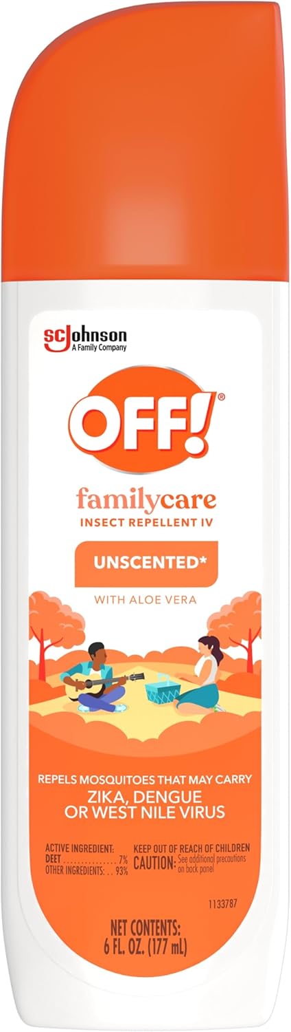 OFF! FamilyCare Unscented Insect Repellent Spritz, 6 oz