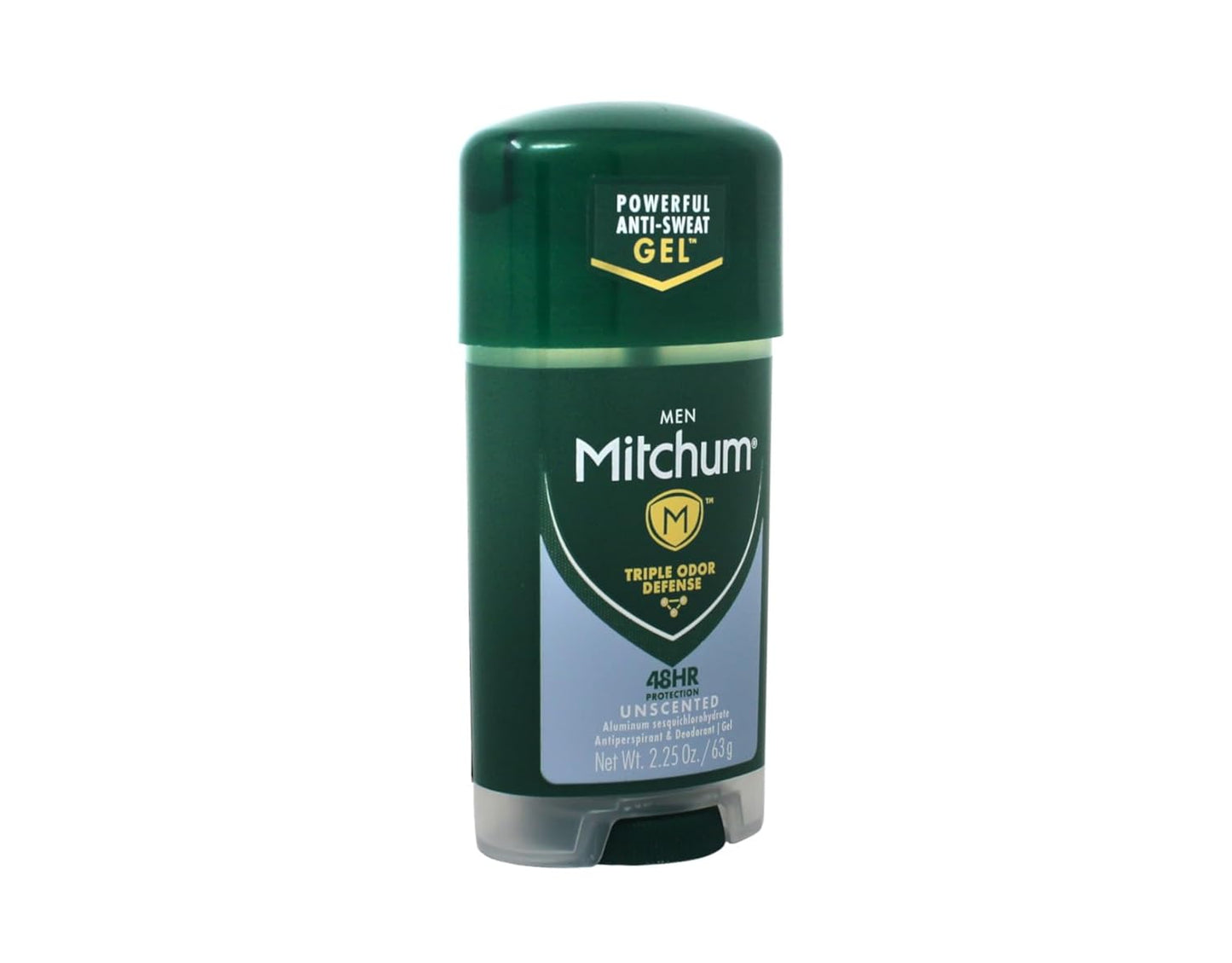 Mitchum Clear Gel Deodorant, Unscented,2.25oz