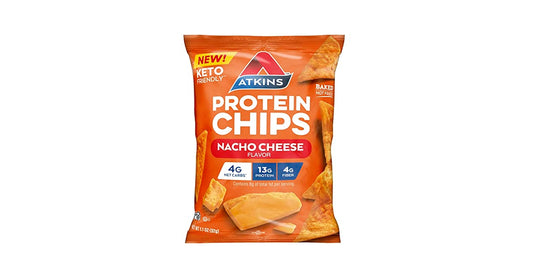 Atkins Protein Chips,Nacho Cheese,1.1oz