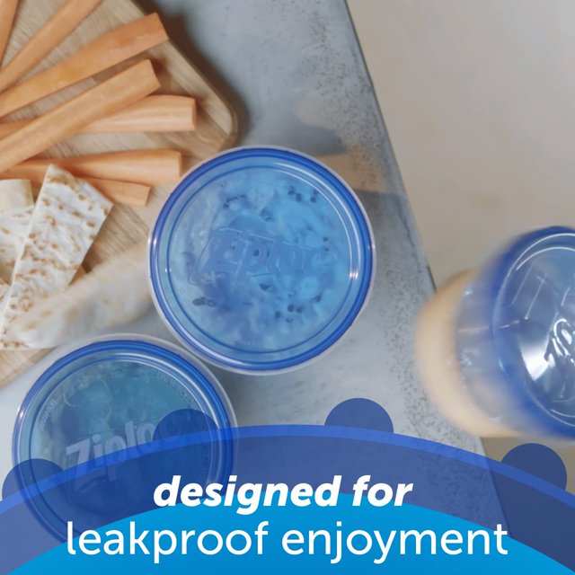 Ziploc Brand, Food Storage Containers with Lids