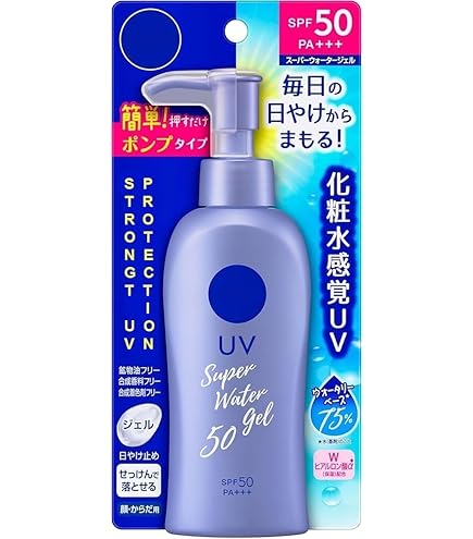 Japanese Nivea Sun Protect Super Water Gel SPF50 PA+++ Pump,  4.9 oz