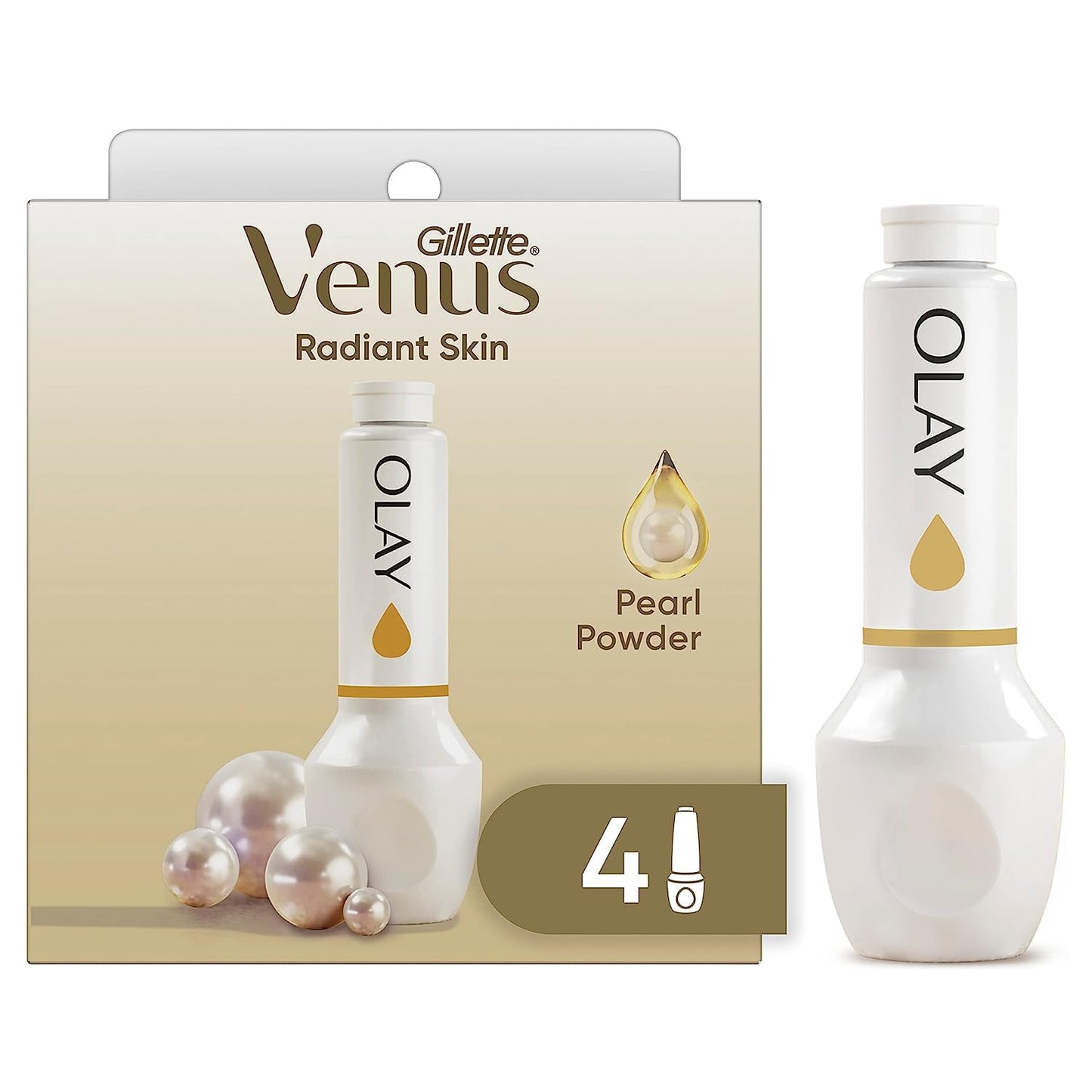 Gillette Venus Radiant, Olay razor moisturizer refills,4ct