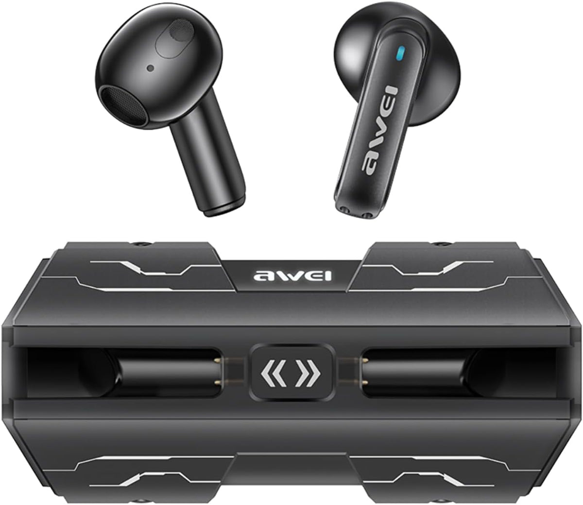 AWEI T59 True Wireless Gaming Earbuds with Charging Case  – Silver