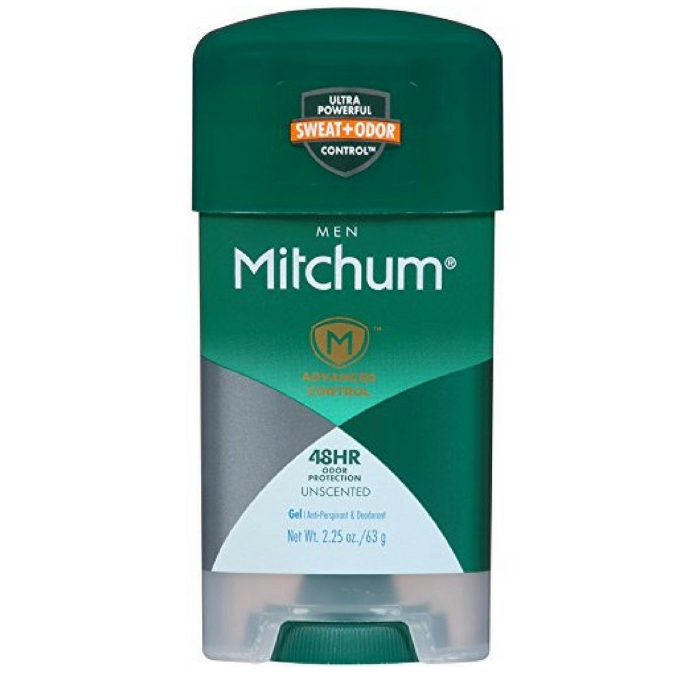 Mitchum Clear Gel Deodorant, Unscented,2.25oz