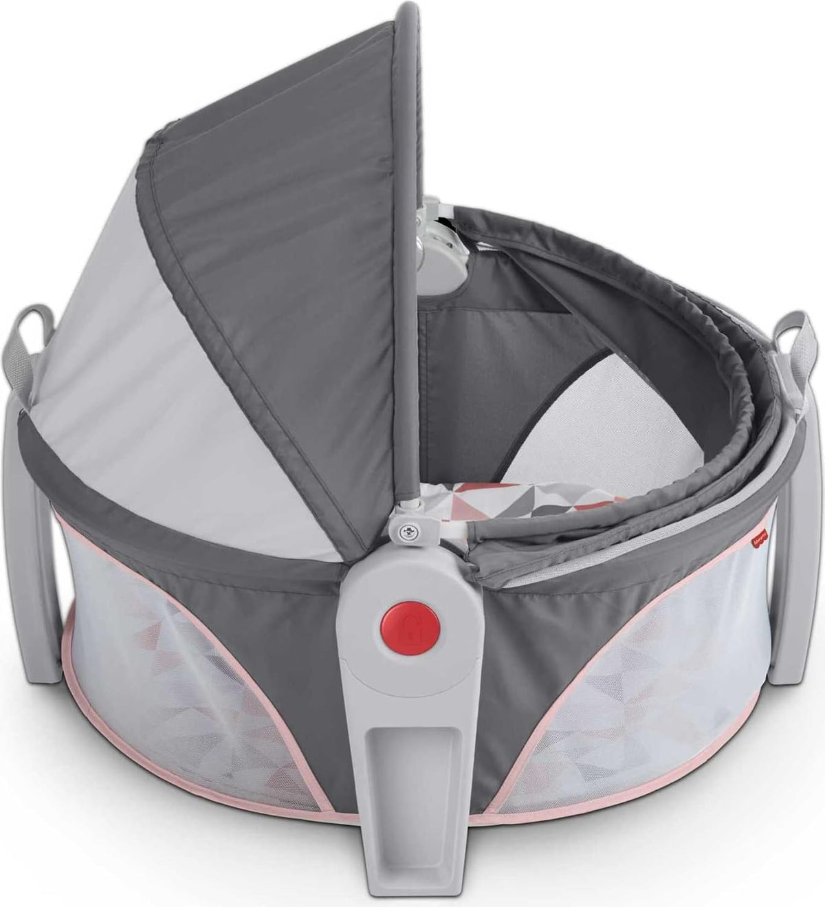 Fisher-Price On-The-Go Baby Dome Portable Play Space & Bassinet, Rosy Windmill
