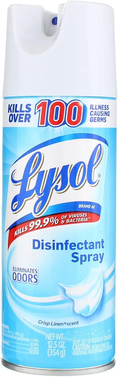Lysol Disinfectant Spray, Crisp Linen Scent, 10.5 oz