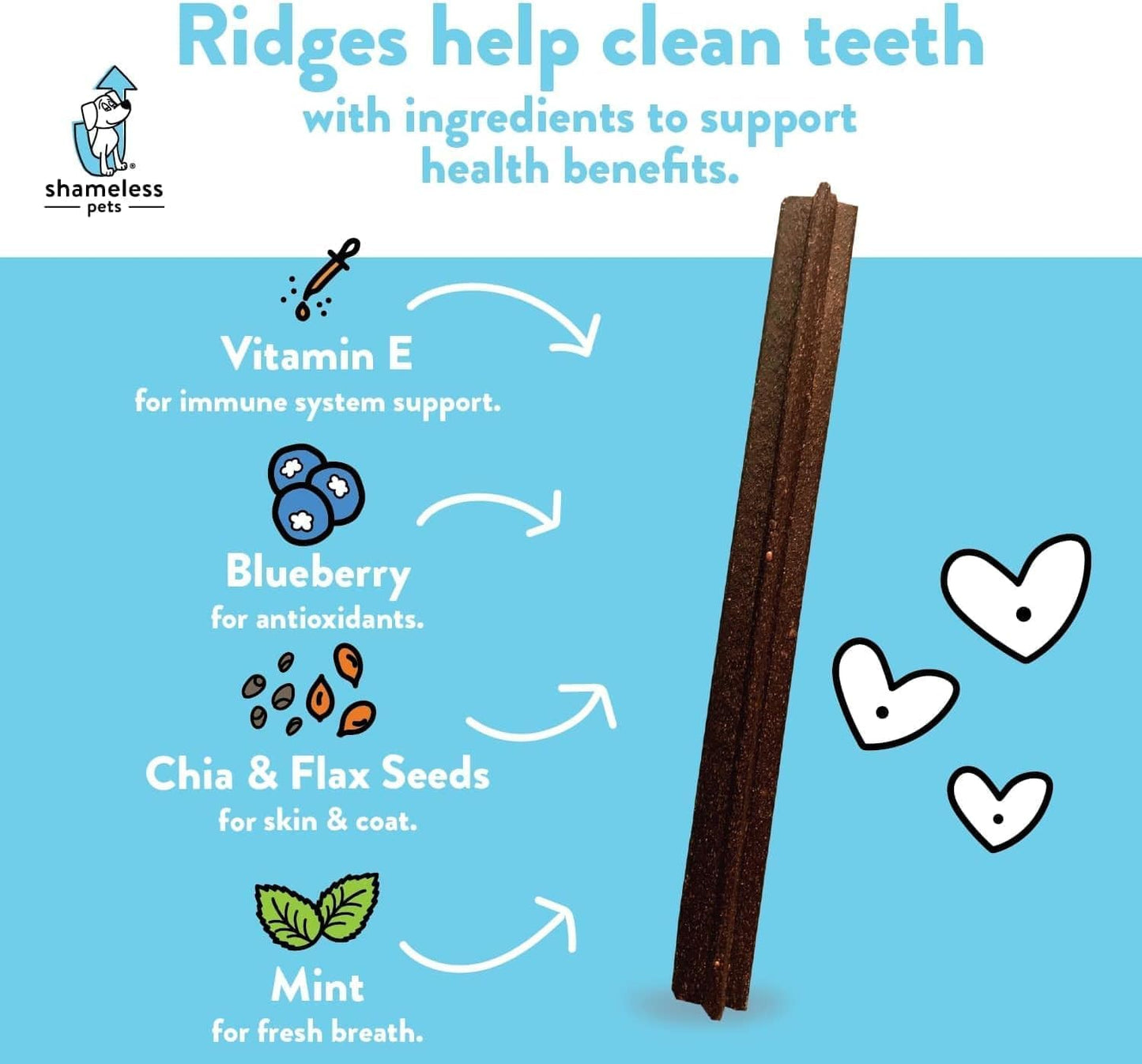 Tooth Berry Dental Stick 7.2oz, 8 Sticks/Bag