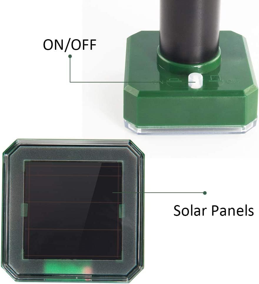 Solar Ultrasonic Mole & Gopher Repellents