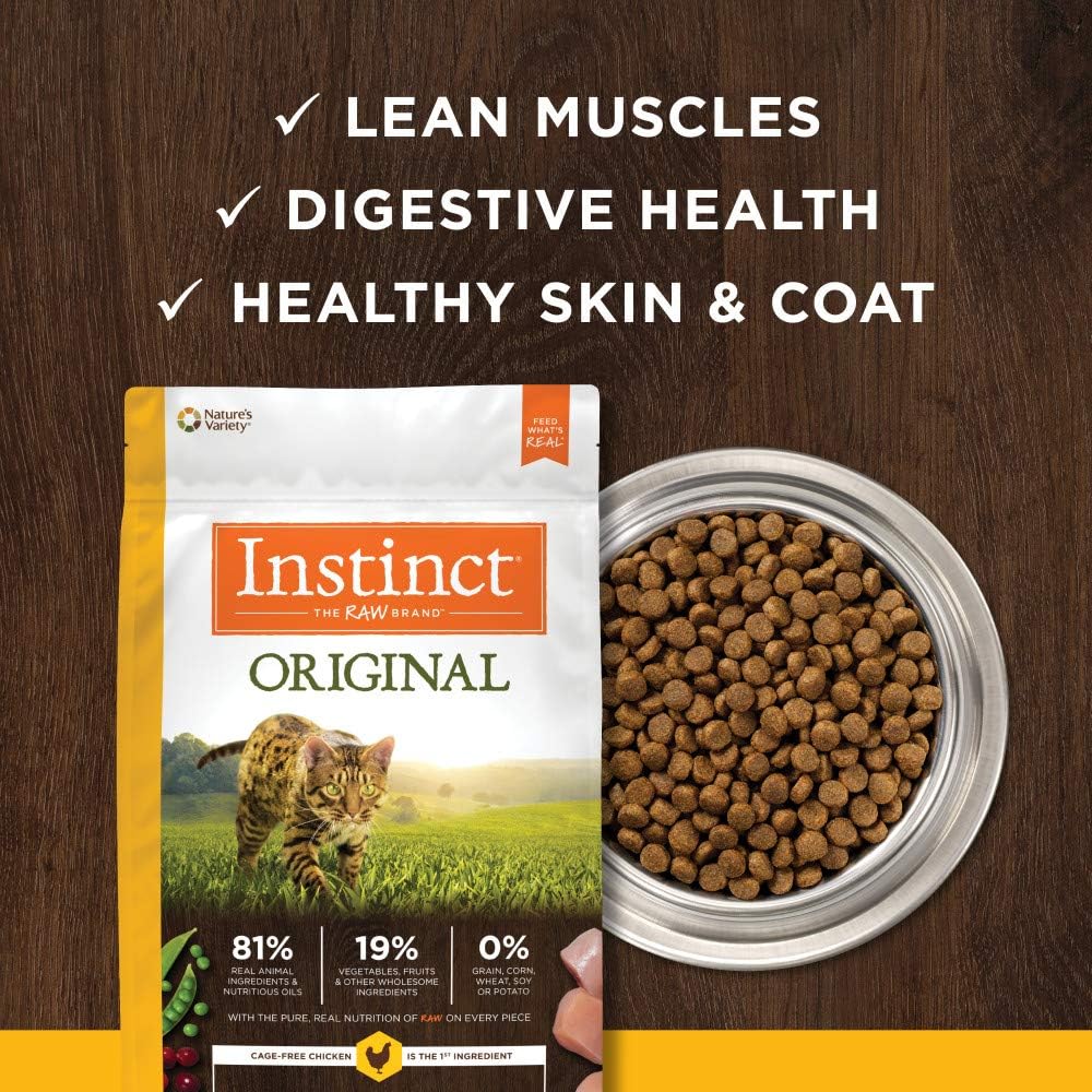 Instinct Grain Free, Real Chicken, Dry Cat Food, 11lb.