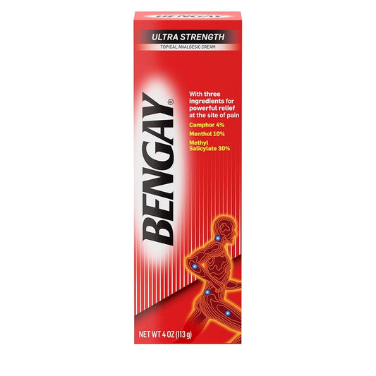 BENGAY Ultra Strength Non‑Greasy Pain Relief Cream, 4 oz