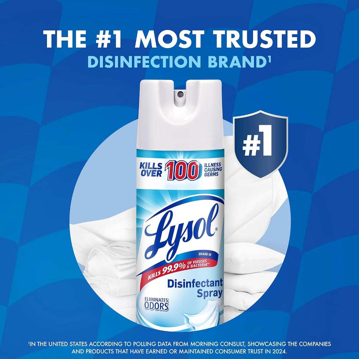 Lysol Disinfectant Spray, Crisp Linen Scent, 10.5 oz