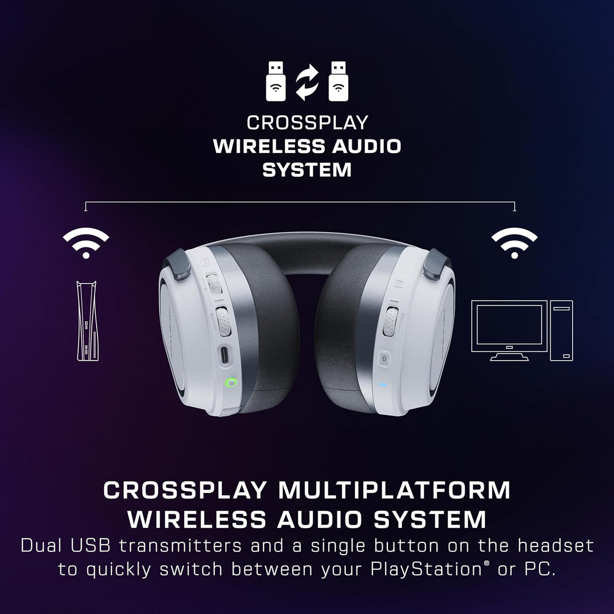 Turtle Beach Stealth 700 Gen 3 Wireless Gaming Headset, White