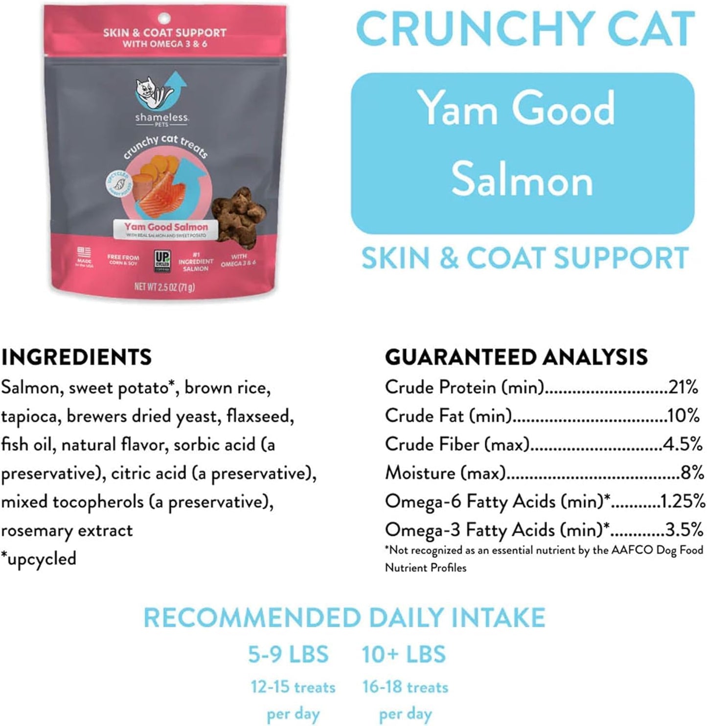Yam Good Salmon Cat Treats 2.5oz